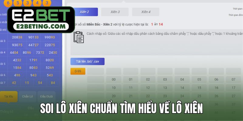 Soi lô xiên chuẩn - tìm hiểu chính xác về lô xiên